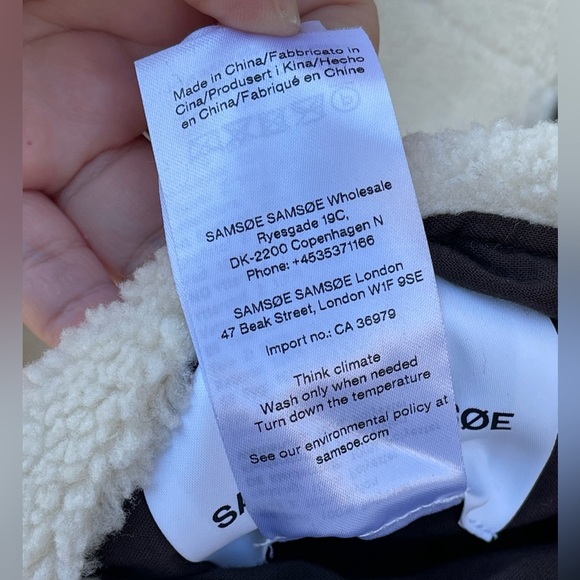 Samsøe Samsøe reversible Naya jacket size medium - Picture 15 of 15